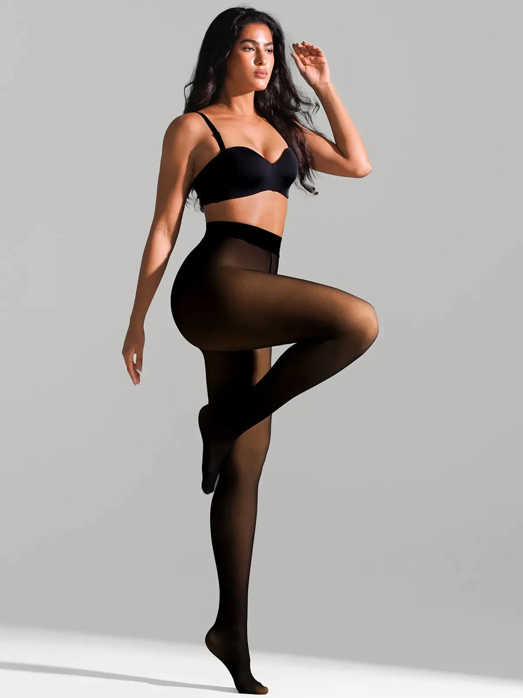 Sculpting Sheer Thermal Tights - Modefluss