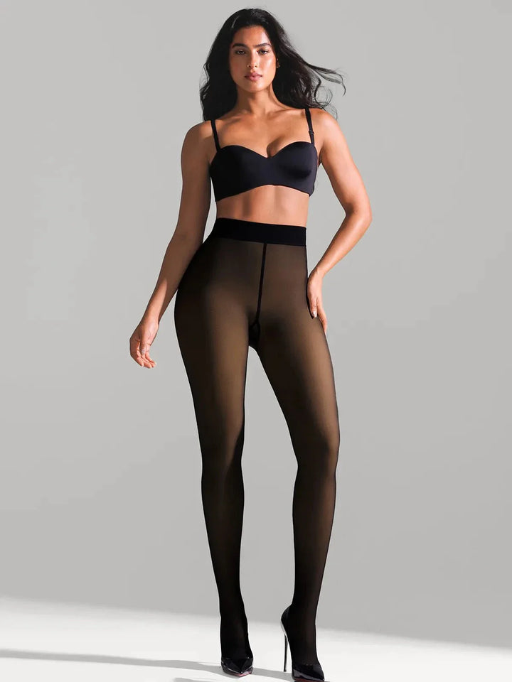 Sculpting Sheer Thermal Tights - Modefluss