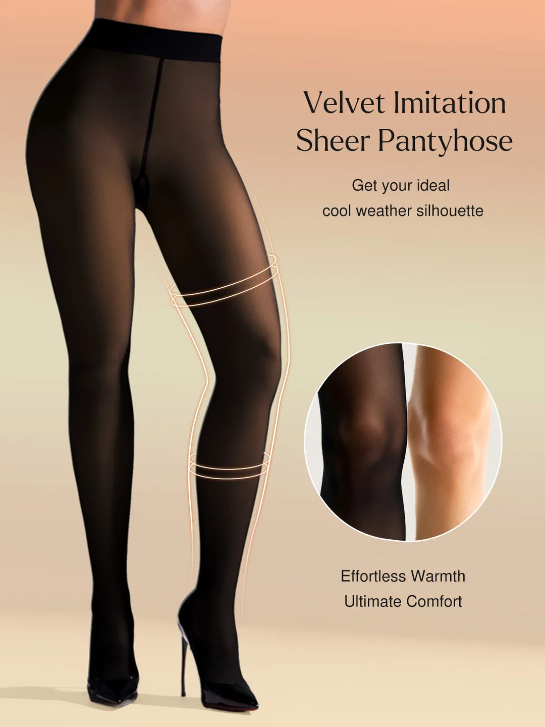 Sculpting Sheer Thermal Tights - Modefluss