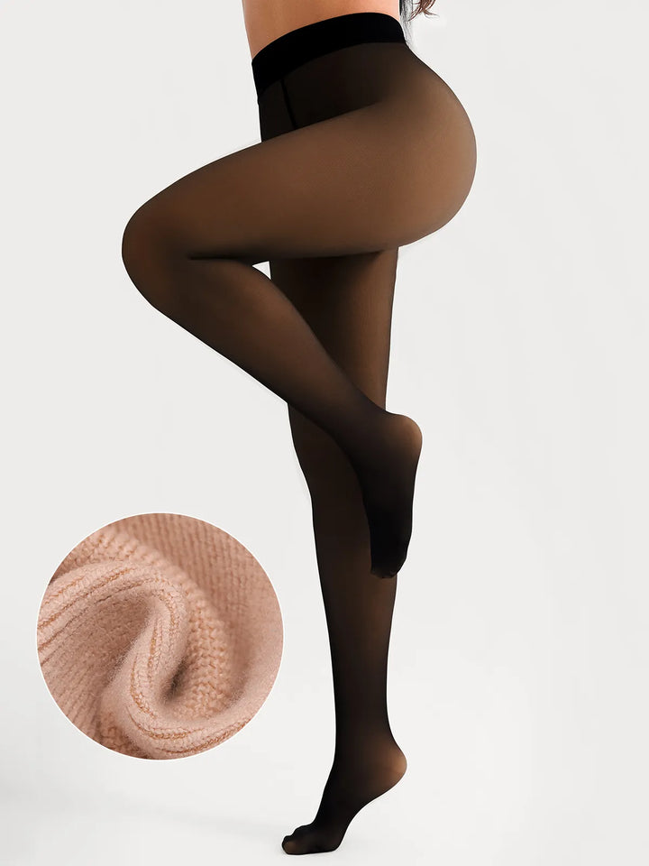 Sculpting Sheer Thermal Tights - Modefluss