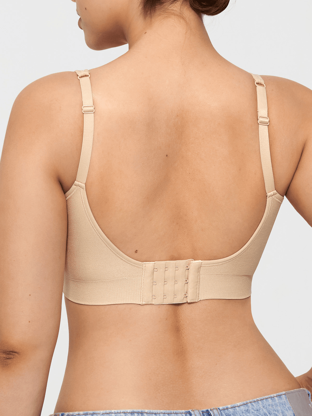Seamless Adjustable Wide-Strap Underwire-Free Smoothing Bra - Modefluss