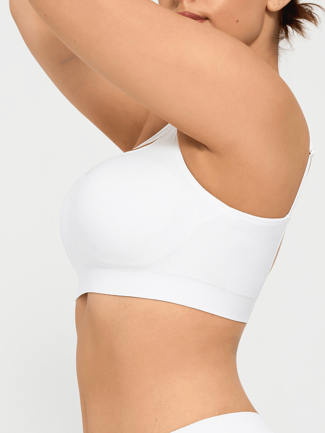 Seamless Adjustable Wide-Strap Underwire-Free Smoothing Bra - Modefluss