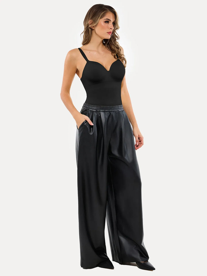 Seamless Built-in Bra All-in-One Push-Up Sculpting Cami Top - Modefluss