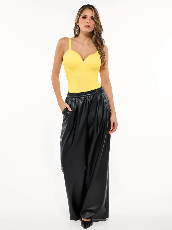 Seamless Built-in Bra All-in-One Push-Up Sculpting Cami Top - Modefluss