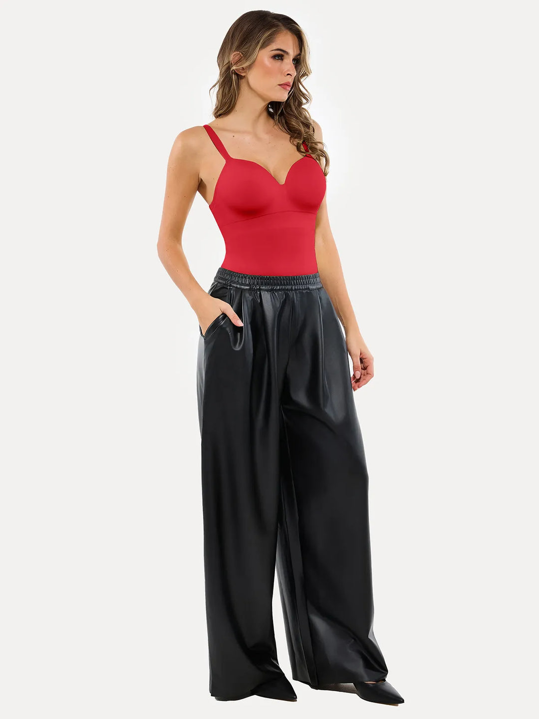 Seamless Built-in Bra All-in-One Push-Up Sculpting Cami Top - Modefluss