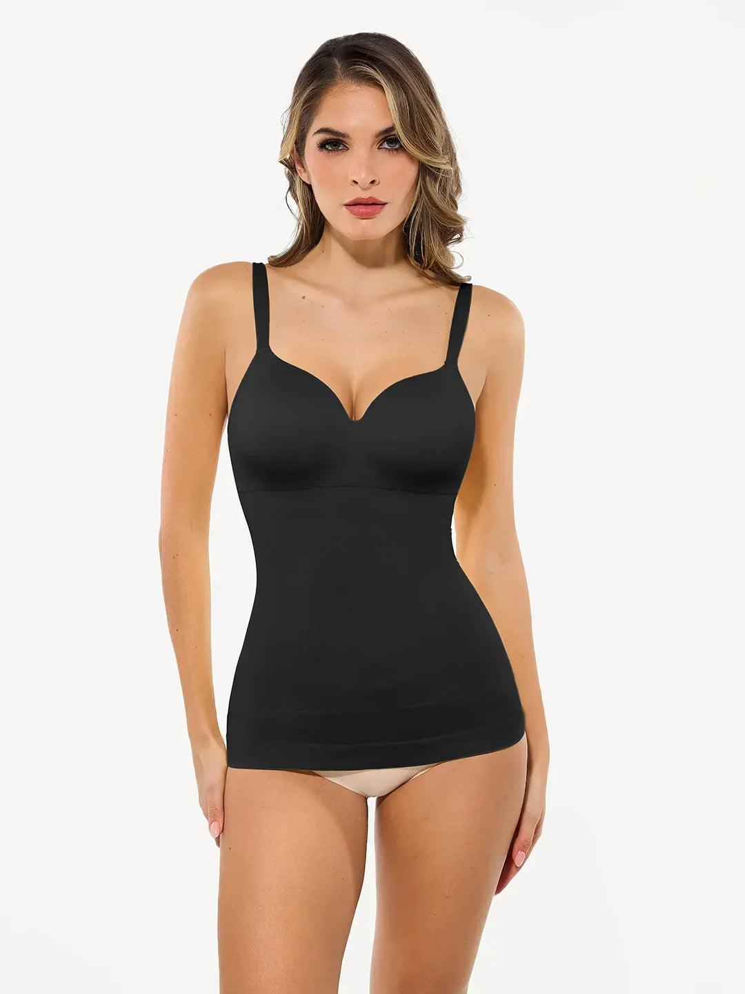 Seamless Built-in Bra All-in-One Push-Up Sculpting Cami Top - Modefluss