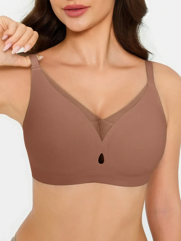 Seamless Breathable Contour Plunge Bra - Modefluss