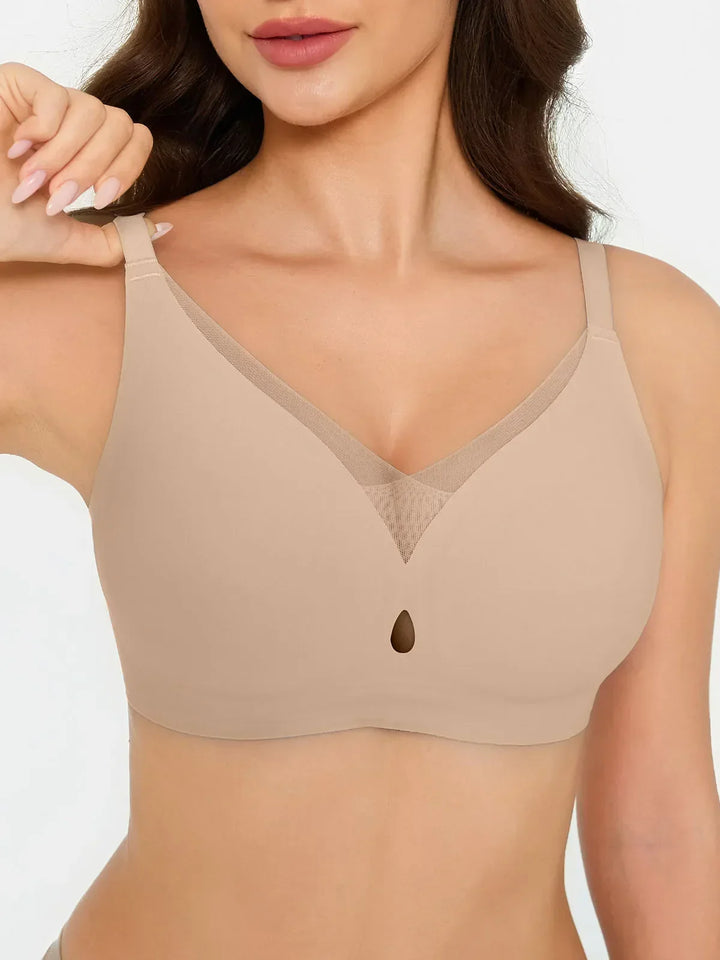 Seamless Breathable Contour Plunge Bra - Modefluss