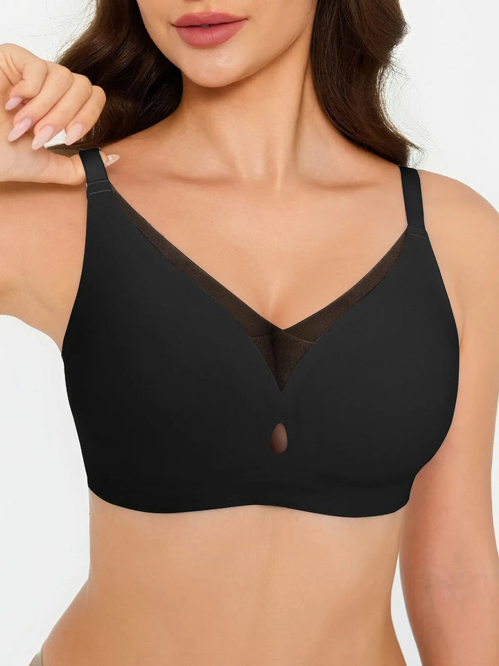 Seamless Breathable Contour Plunge Bra - Modefluss