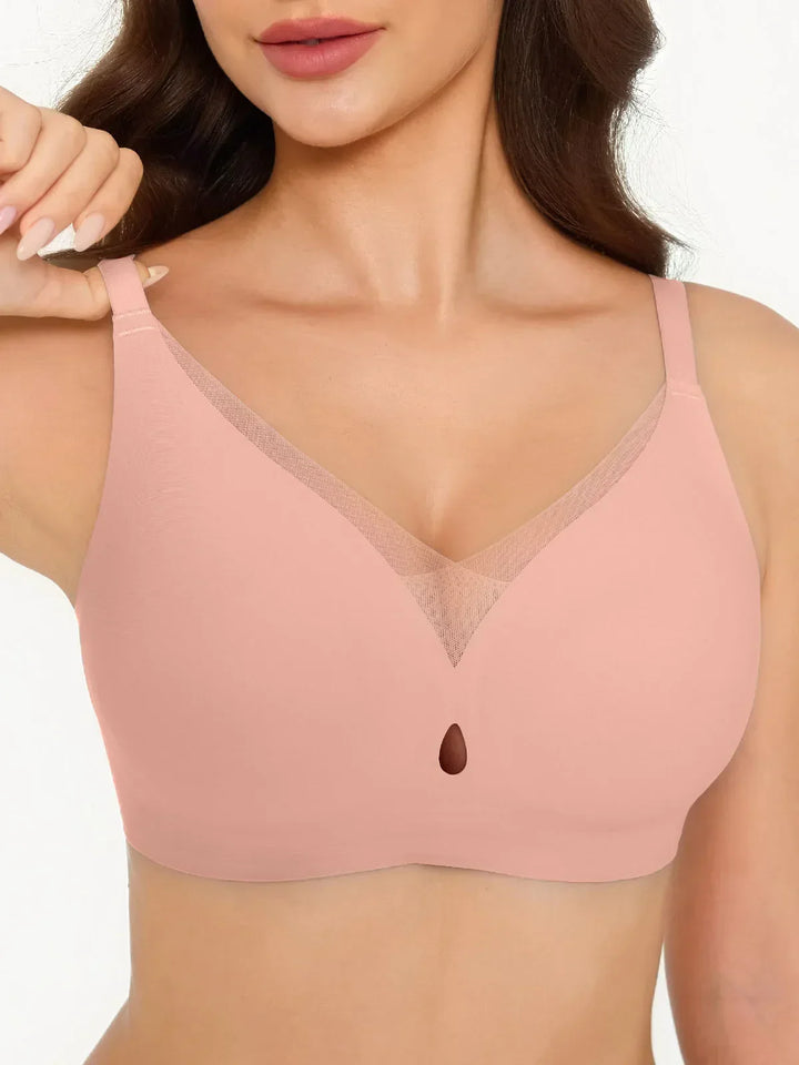 Seamless Breathable Contour Plunge Bra - Modefluss