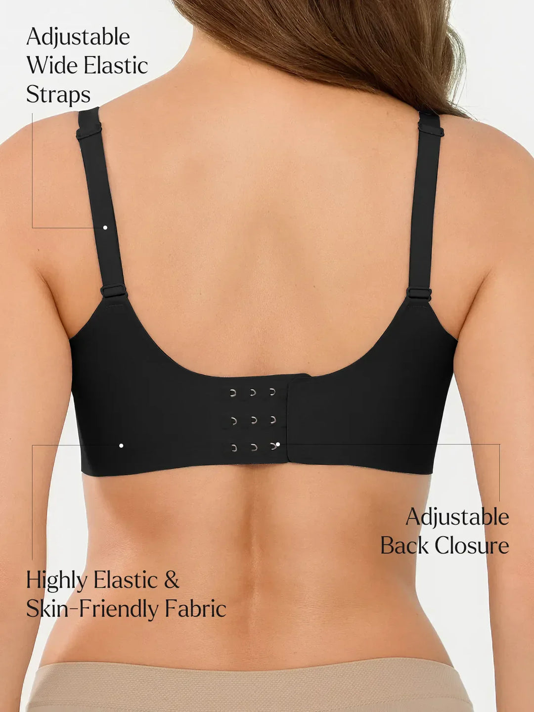 Seamless Breathable Contour Plunge Bra - Modefluss