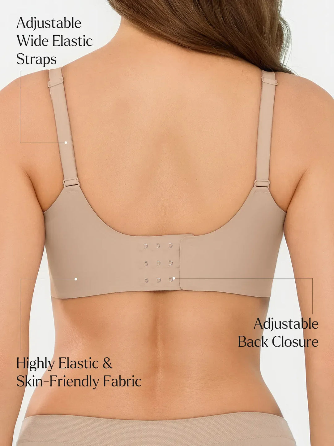 Seamless Breathable Contour Plunge Bra - Modefluss