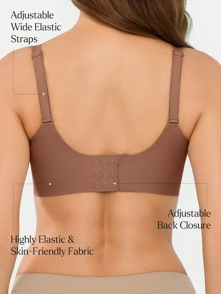 Seamless Breathable Contour Plunge Bra - Modefluss