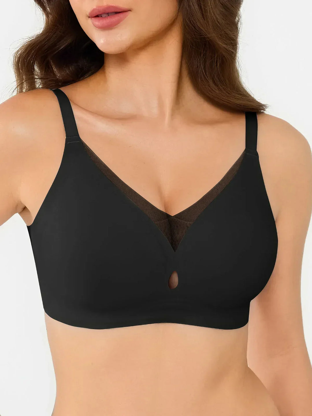 Seamless Breathable Contour Plunge Bra - Modefluss