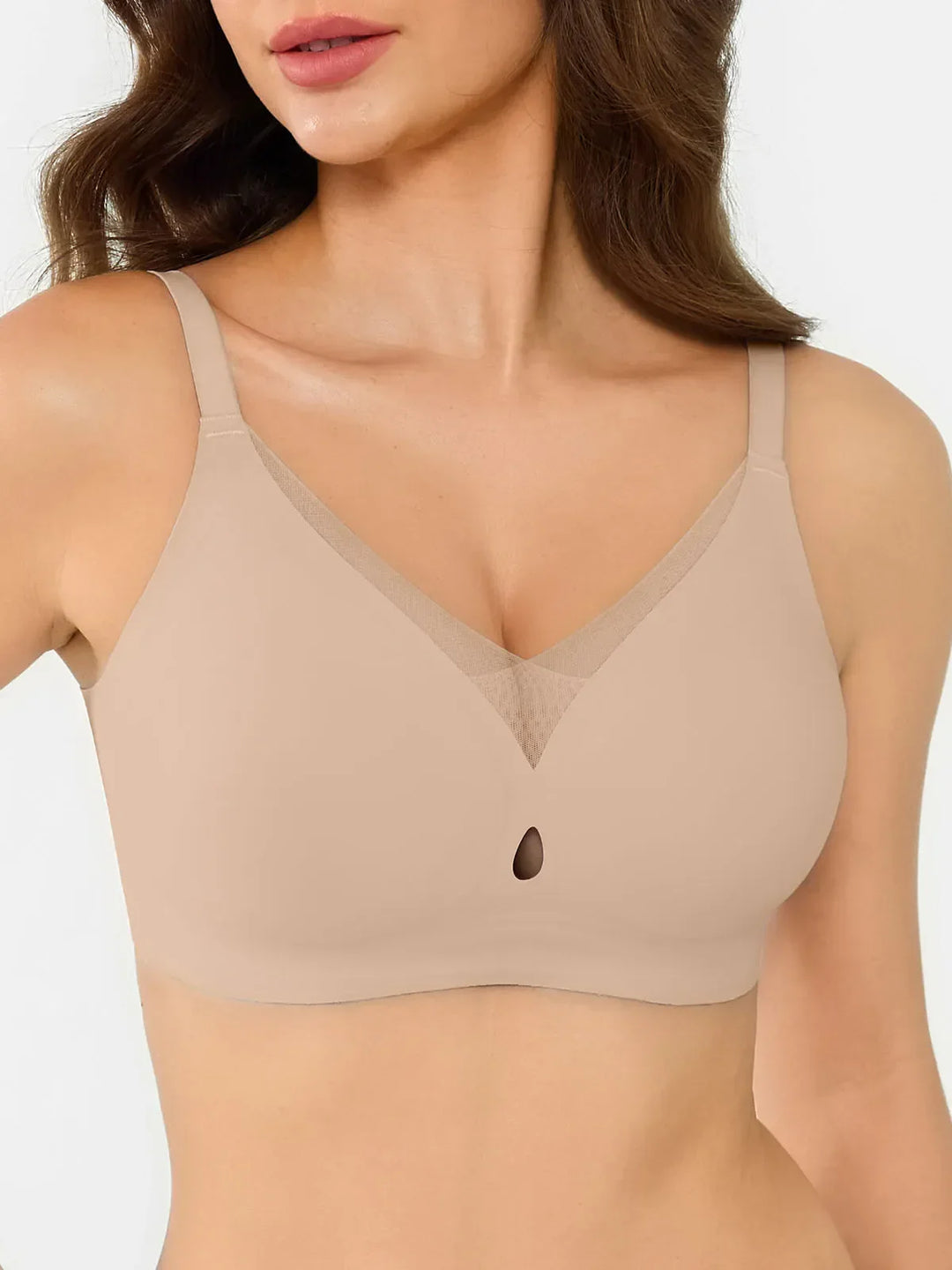 Seamless Breathable Contour Plunge Bra - Modefluss