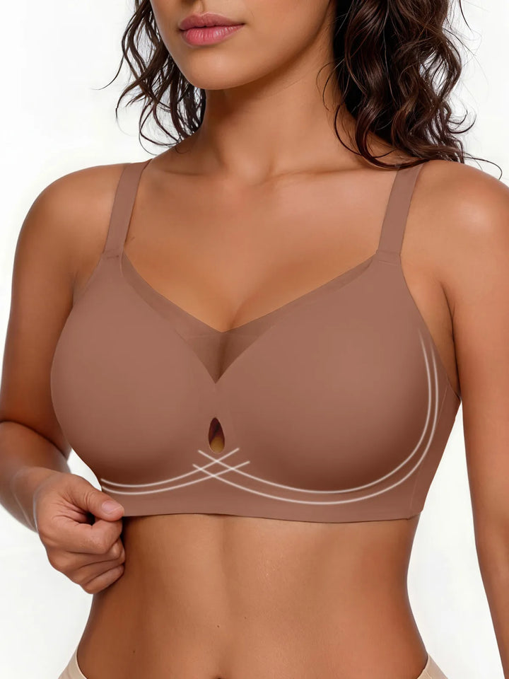 Seamless Breathable Contour Plunge Bra - Modefluss