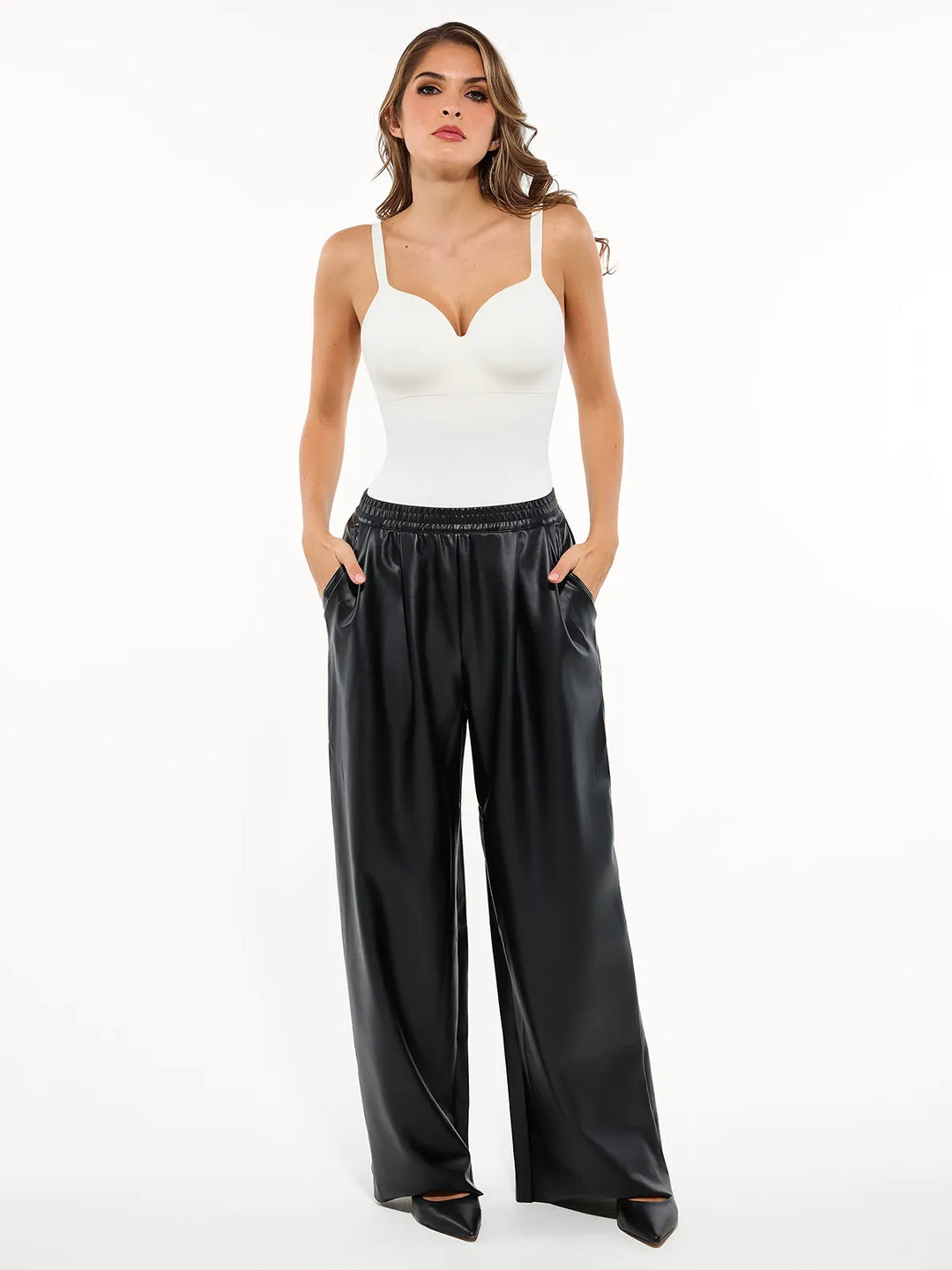 Seamless Built-in Bra All-in-One Push-Up Sculpting Cami Top - Modefluss