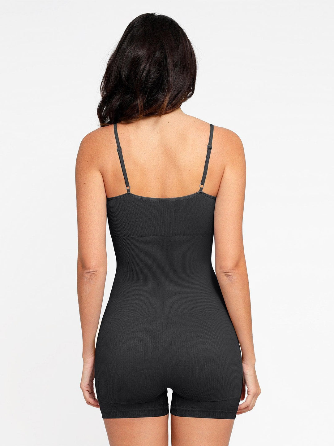 Shapewear Seamless Rib Strappy Romper - Modefluss