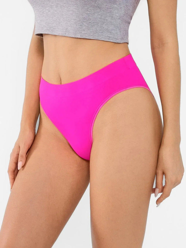 Seamless Ribbed-Waist Brief