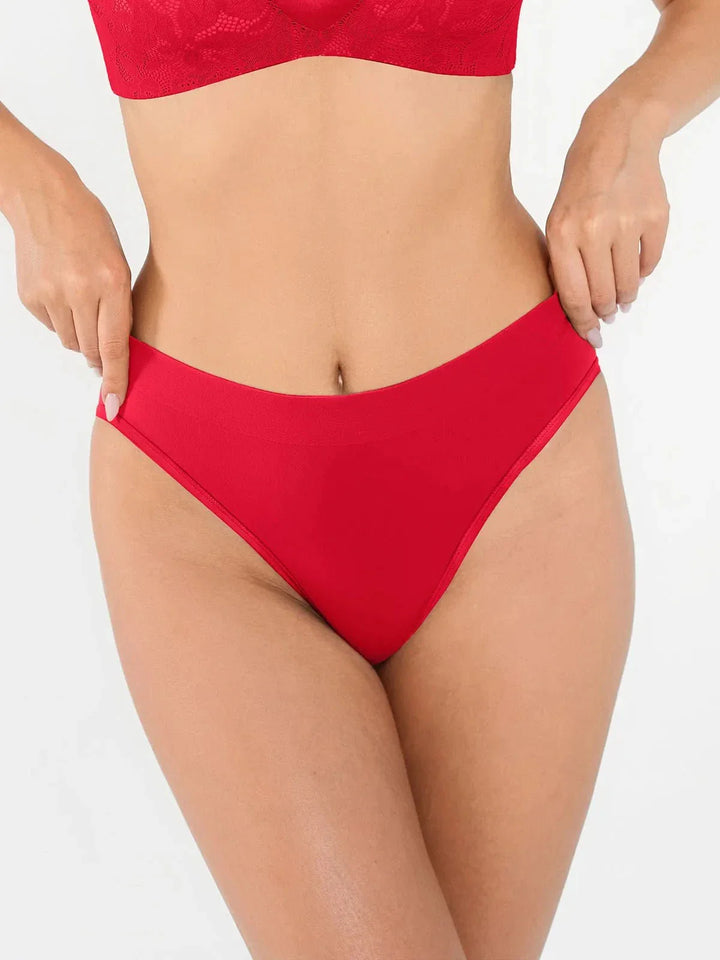 Seamless Ribbed-Waist Brief