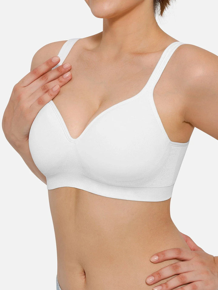 Seamless Wireless Adjustable Comfort Minimizer Support Bra - Modefluss