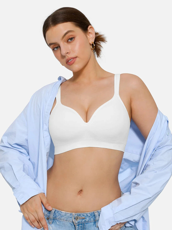 Seamless Wireless Adjustable Comfort Minimizer Support Bra - Modefluss