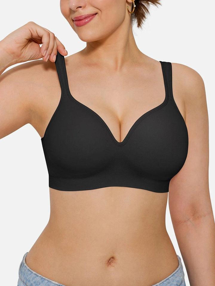 Seamless Wireless Adjustable Comfort Minimizer Support Bra - Modefluss