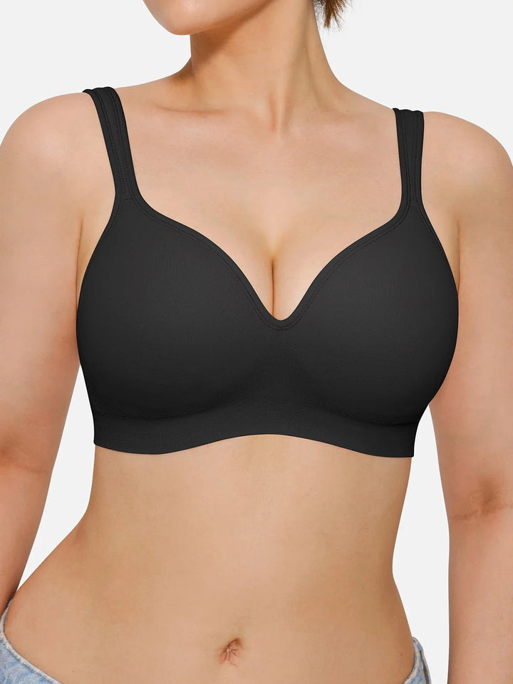Seamless Wireless Adjustable Comfort Minimizer Support Bra - Modefluss