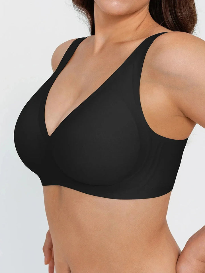 Seamless Wireless Jelly Comfort Plunge Bra - Modefluss