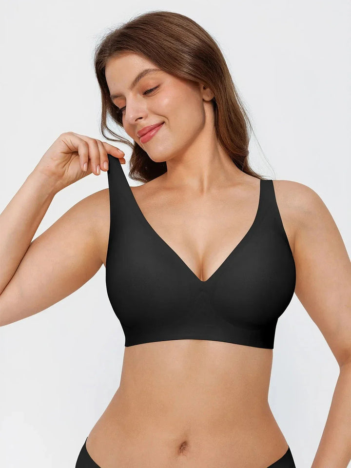 Seamless Wireless Jelly Comfort Plunge Bra - Modefluss