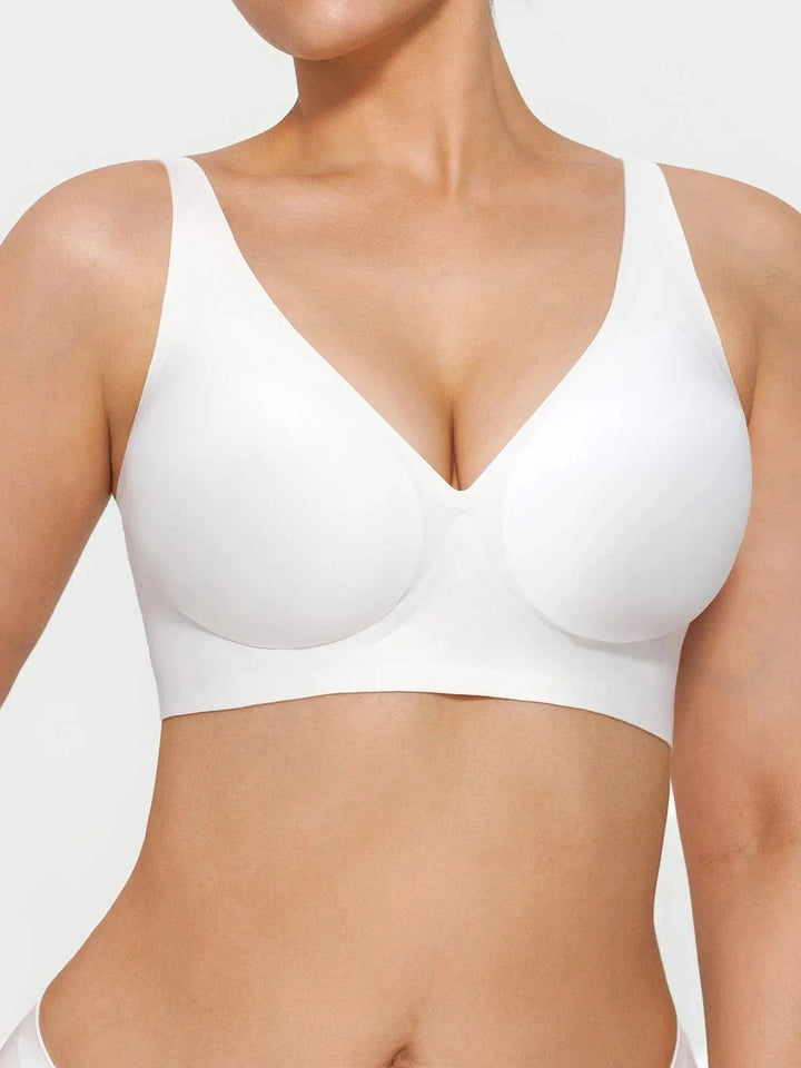 Seamless Wireless Jelly Comfort Plunge Bra - Modefluss