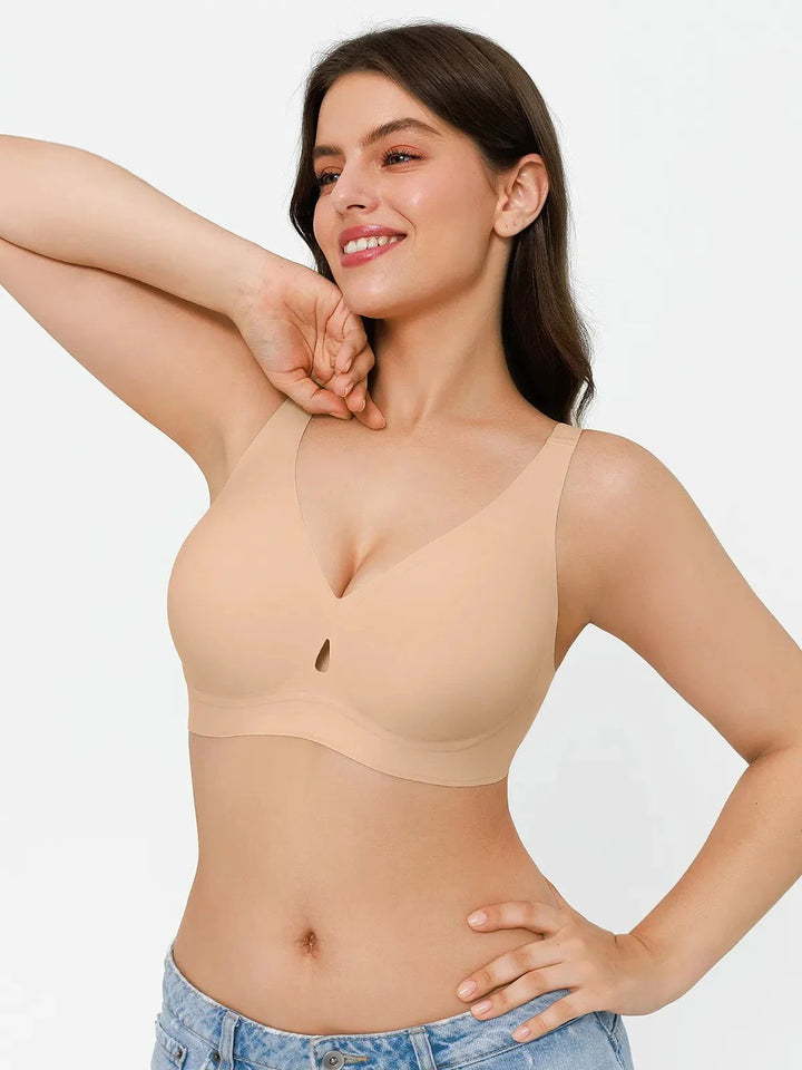 Seamless Wireless Jelly Contour Minimizer Support Bra - Modefluss
