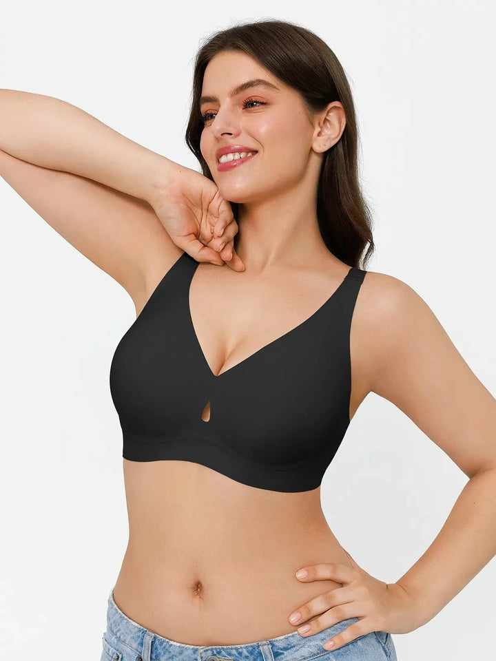 Seamless Wireless Jelly Contour Minimizer Support Bra - Modefluss