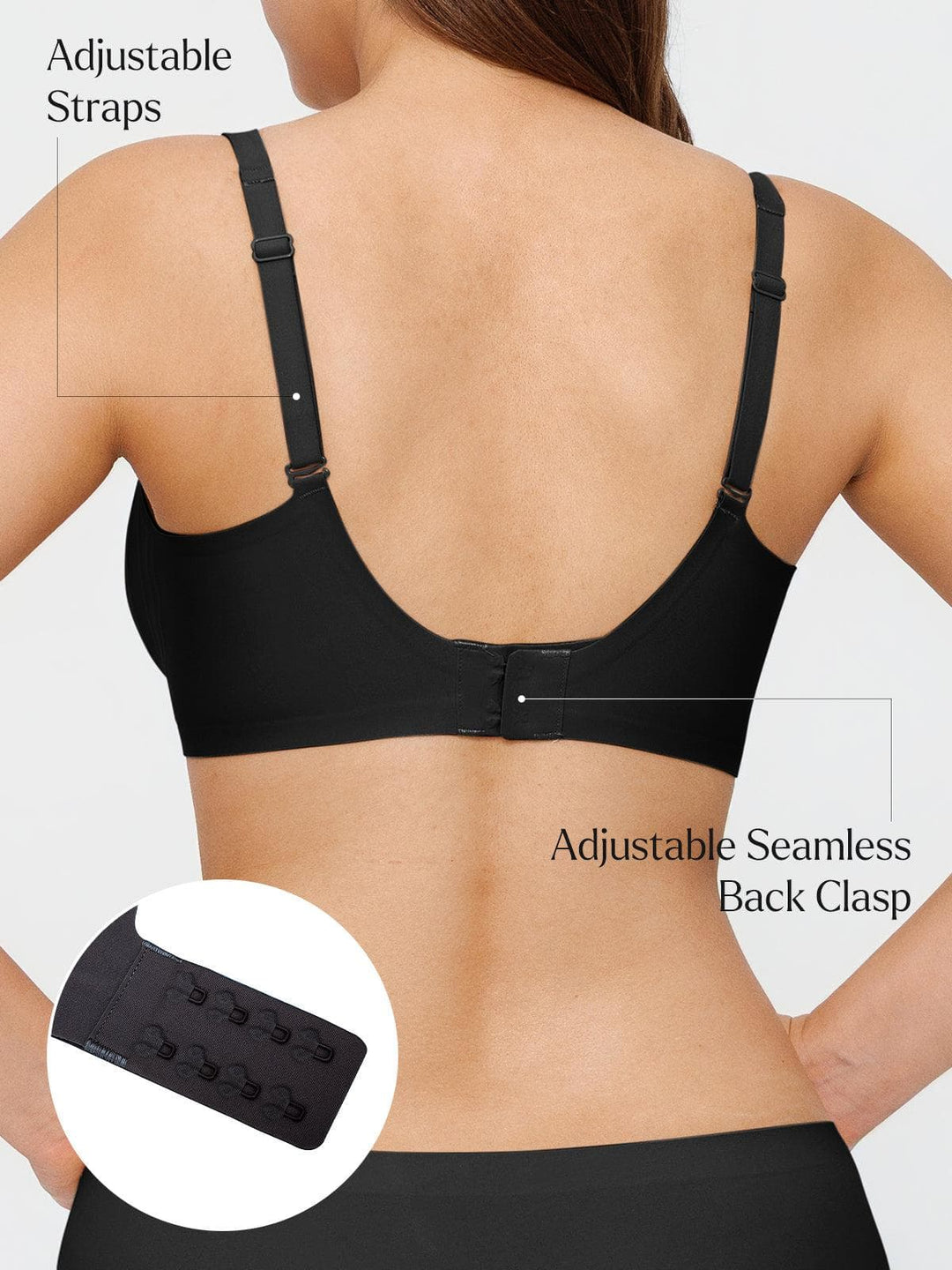 Seamless Wireless Jelly Comfort Plunge Bra - Modefluss