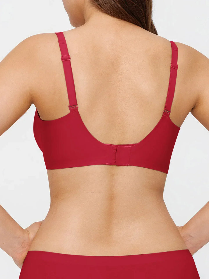 Seamless Wireless Jelly Leopard Contour Minimizer Support Bra - Modefluss
