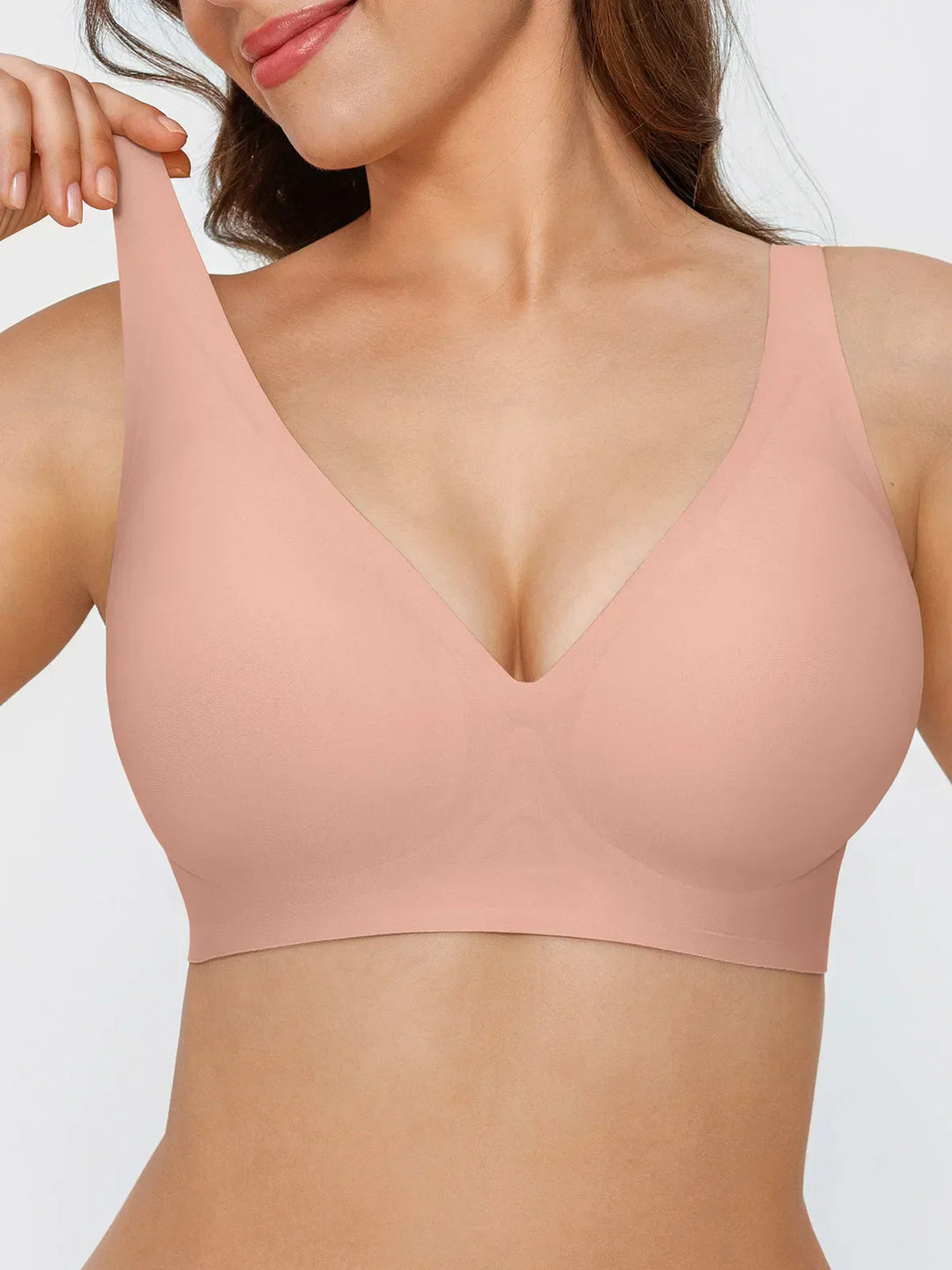 Seamless Wireless Jelly Leopard Contour Minimizer Support Bra - Modefluss