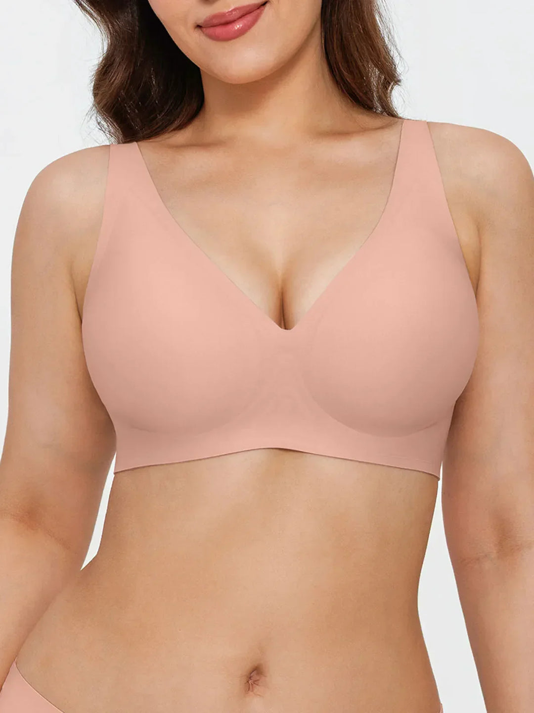 Seamless Wireless Jelly Leopard Contour Minimizer Support Bra - Modefluss