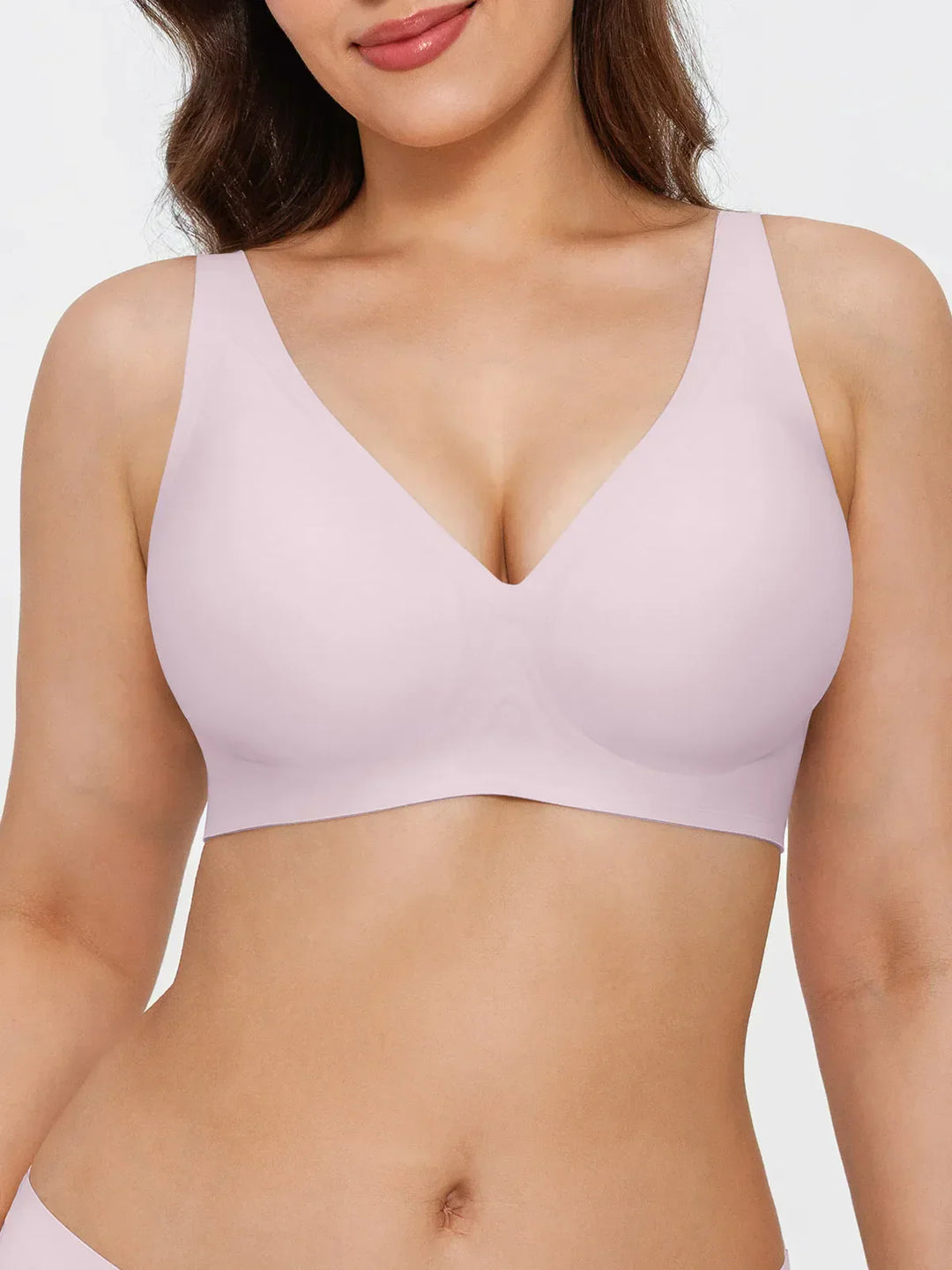 Seamless Wireless Jelly Leopard Contour Minimizer Support Bra - Modefluss