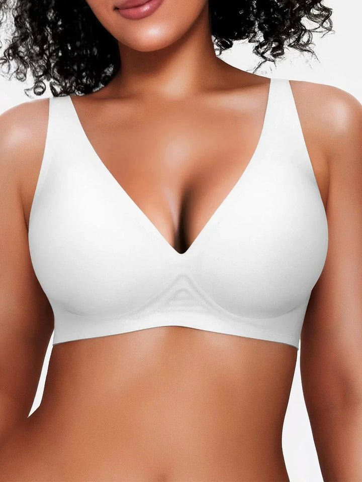 Seamless Wireless Jelly Comfort Plunge Bra - Modefluss