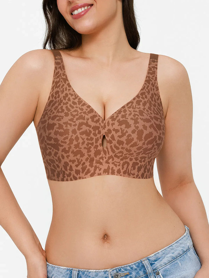 Seamless Wireless Jelly Contour Minimizer Support Bra - Modefluss