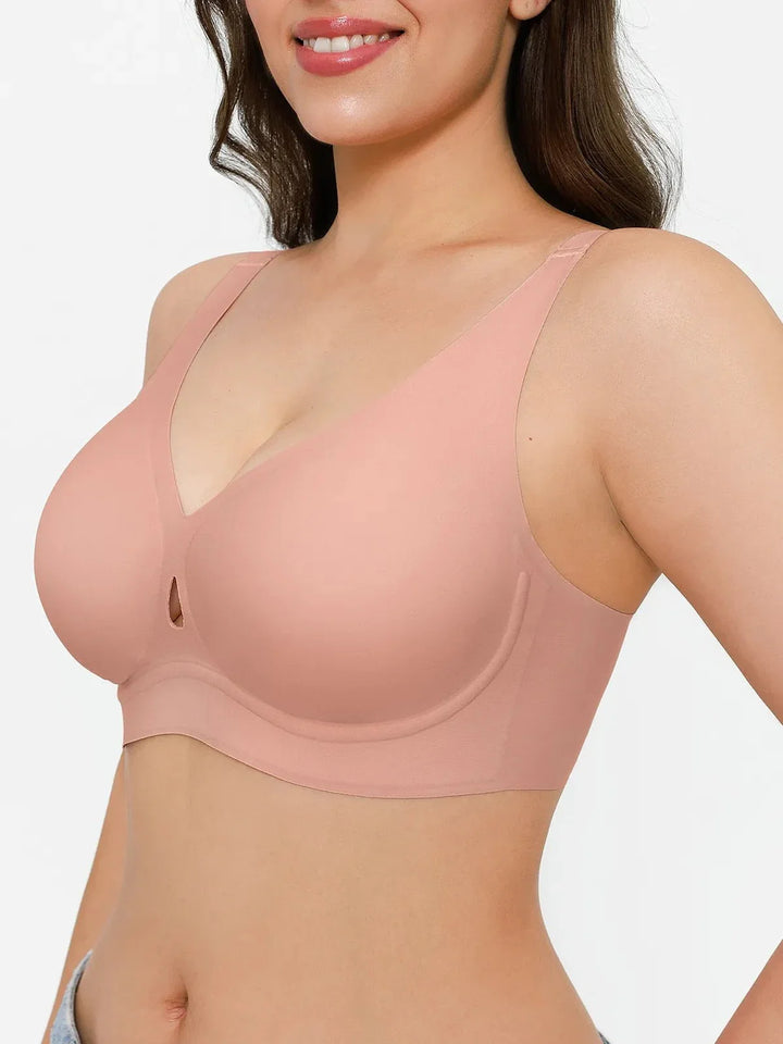 Seamless Wireless Jelly Contour Minimizer Support Bra - Modefluss