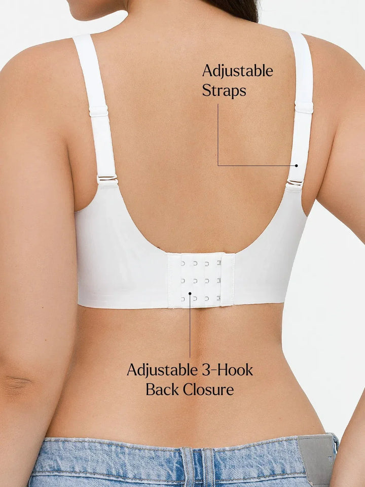 Seamless Wireless Jelly Contour Minimizer Support Bra - Modefluss