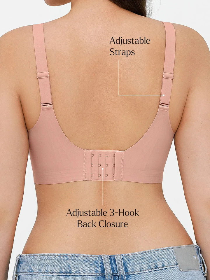 Seamless Wireless Jelly Contour Minimizer Support Bra - Modefluss