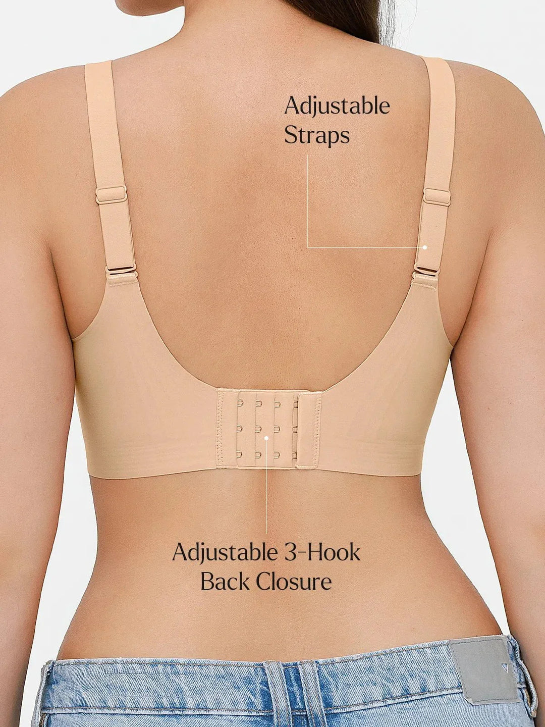 Seamless Wireless Jelly Contour Minimizer Support Bra - Modefluss