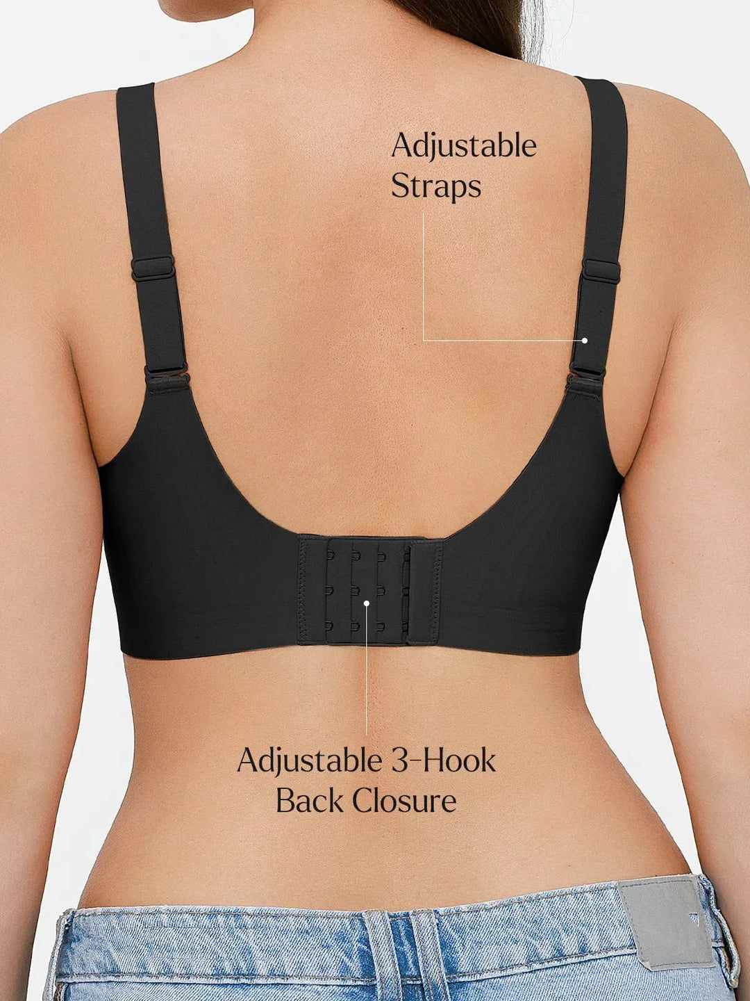 Seamless Wireless Jelly Contour Minimizer Support Bra - Modefluss