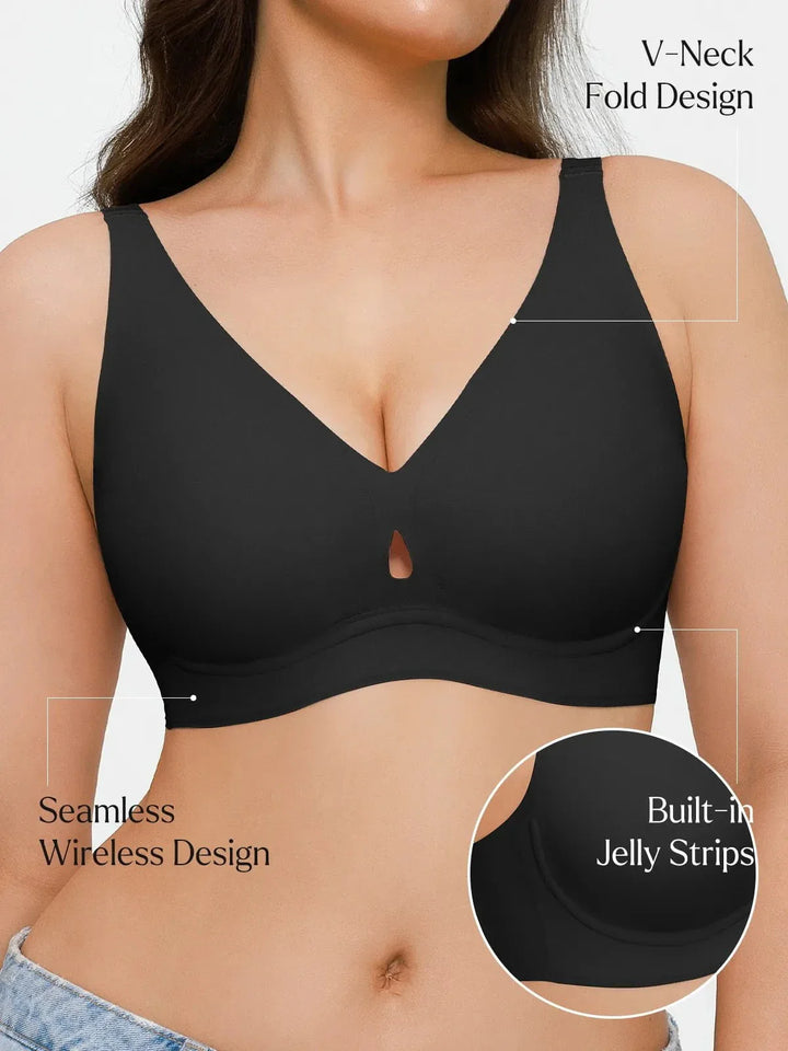 Seamless Wireless Jelly Contour Minimizer Support Bra - Modefluss