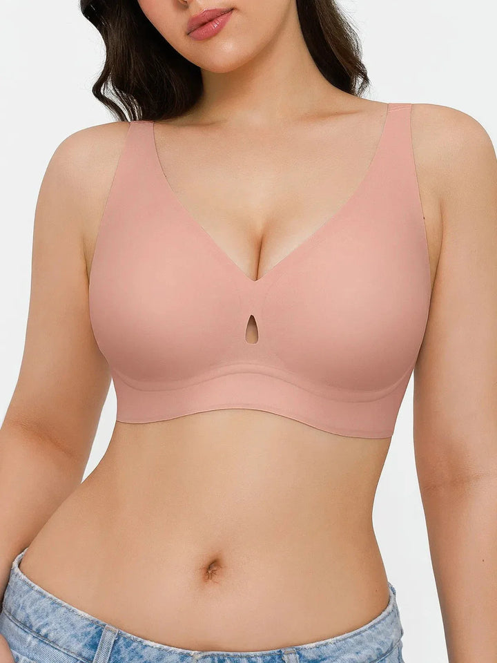 Seamless Wireless Jelly Contour Minimizer Support Bra - Modefluss