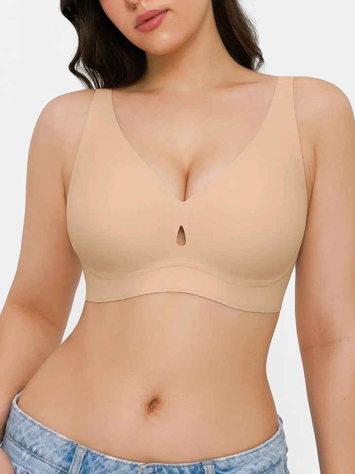Seamless Wireless Jelly Contour Minimizer Support Bra - Modefluss