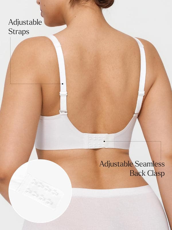 Seamless Wireless Jelly Leopard Contour Minimizer Support Bra - Modefluss
