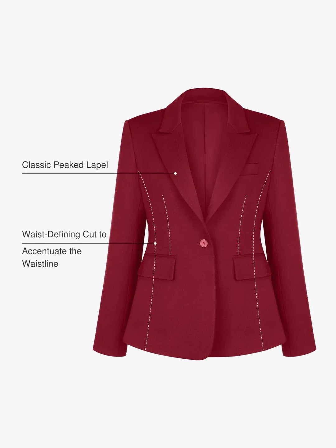 Shape-Sculpting Fitted Blazer - Modefluss